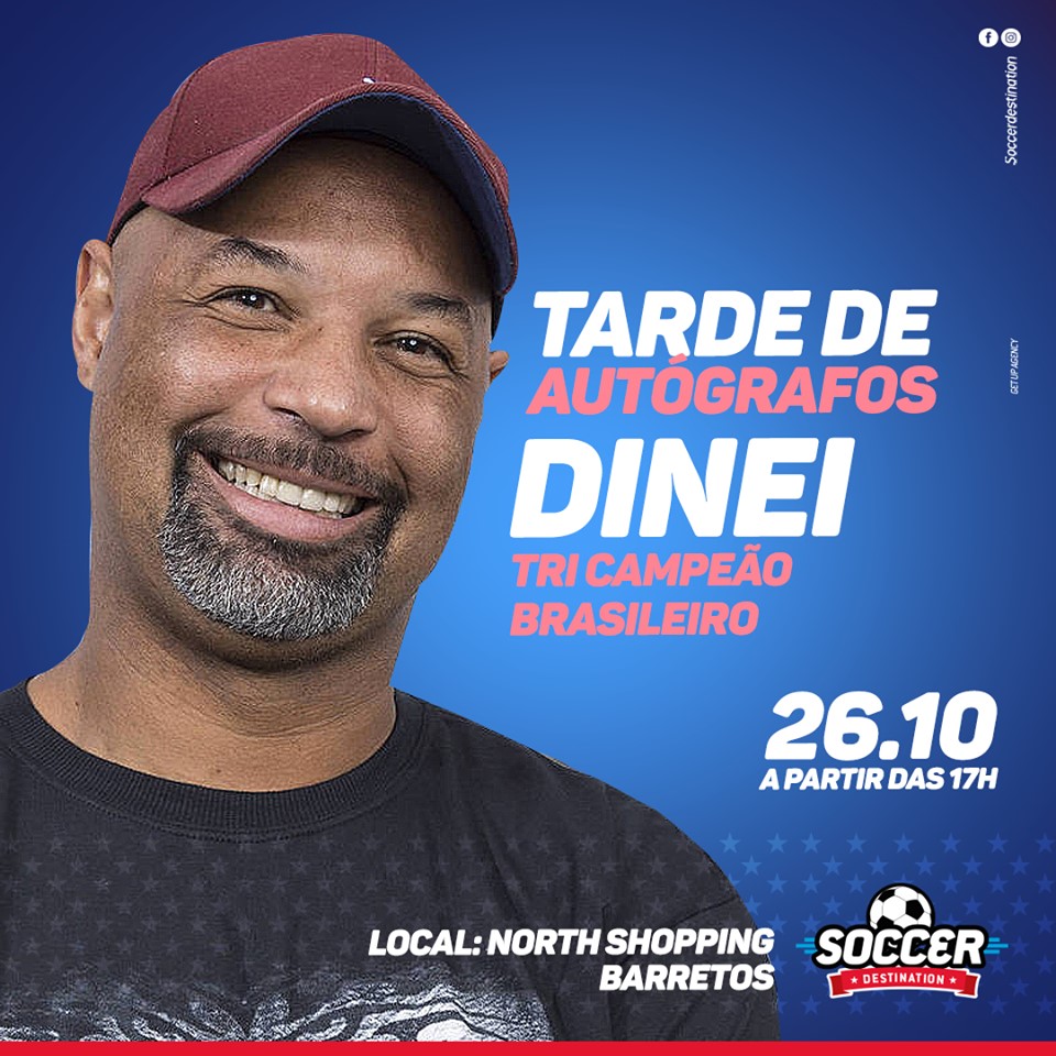 Dinei faz tarde de autógrafos no North Shopping Barretos no dia 26